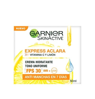 Express Aclara Crema hidratante Anti Manchas FPS 30